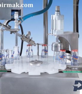 Single Glass Bottle Filling Sealing Machine